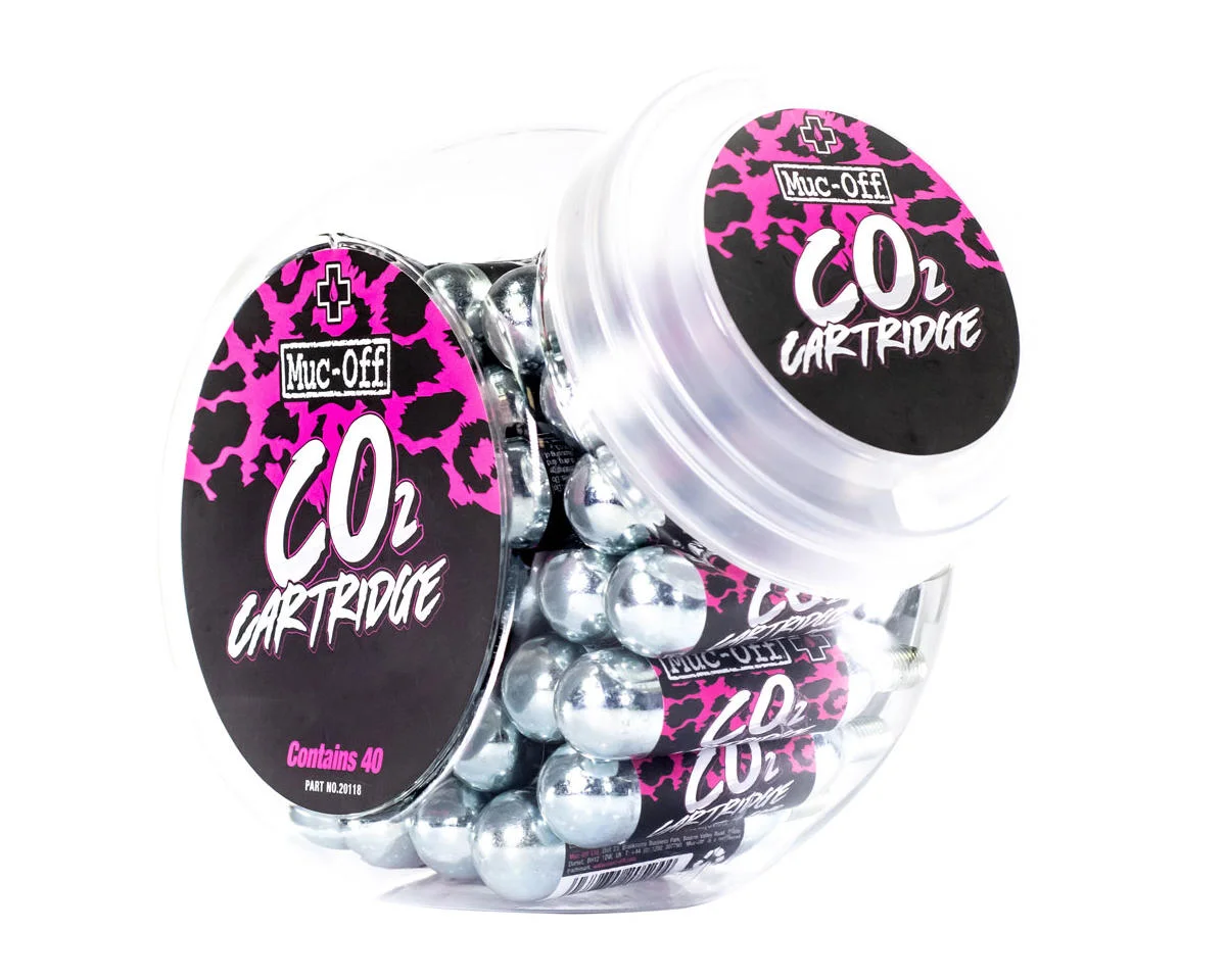 Muc-Off 16g CO2 Cartridges (Threaded) (40pcs)